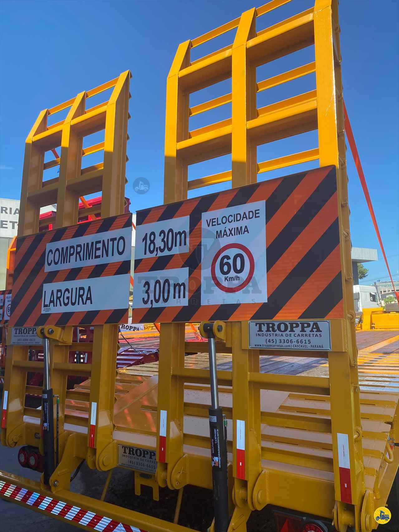 CARRETA SEMI-REBOQUE PRANCHA Reta Troppa Carretas CASCAVEL PARANÁ PR